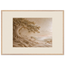 Sandstone Dawn: lumen and siena. Museum-quality framed fine art print.