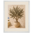 Olive Terrace: landscape and sun. Framed fine art print, alternate frame and size.