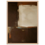 Terracotta Diptych, Panel II of II, two panels, terracotta and cream. Archival framed fine art print shown framed.
