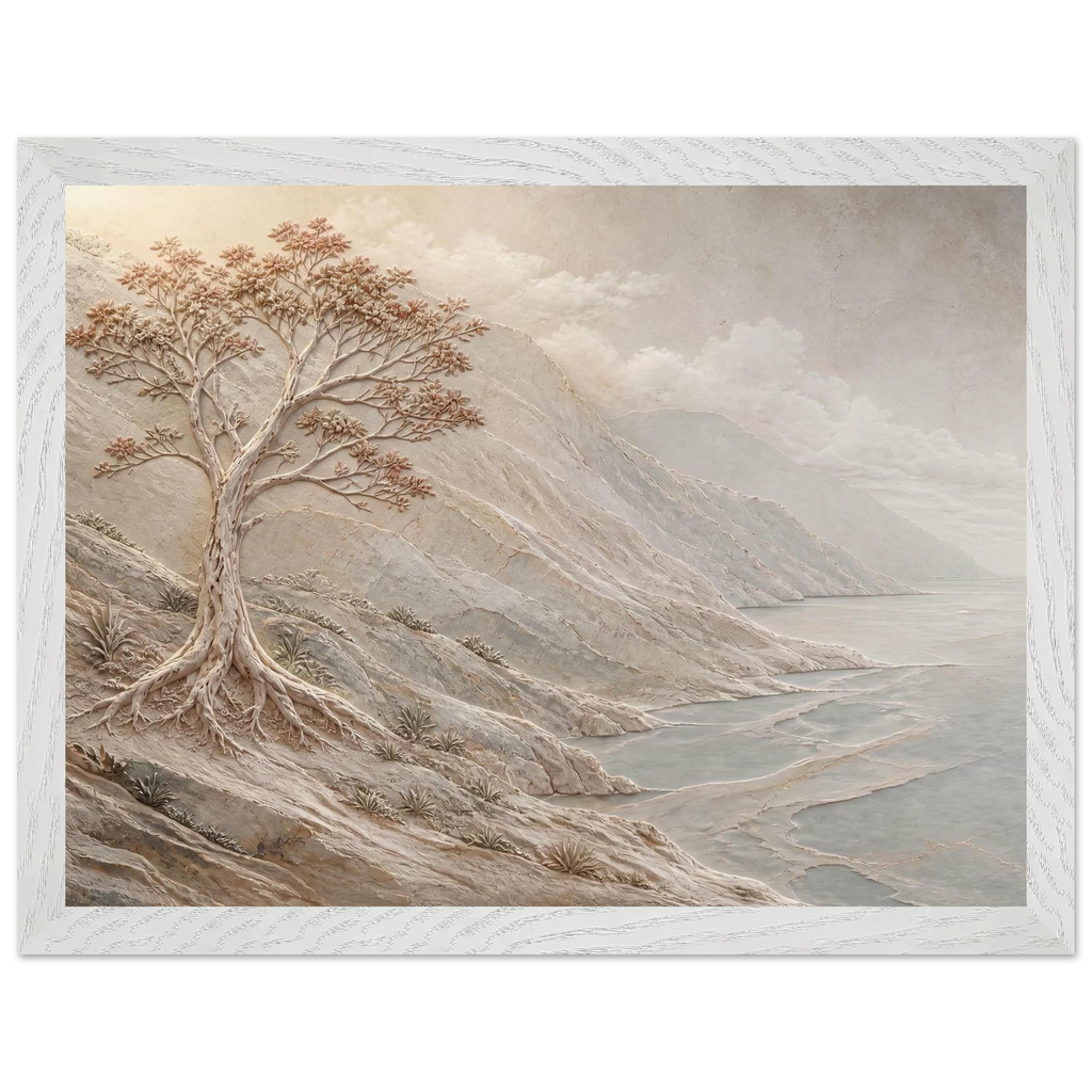 Coral Headland: sea and coastal landscape. Museum-quality framed fine art print.