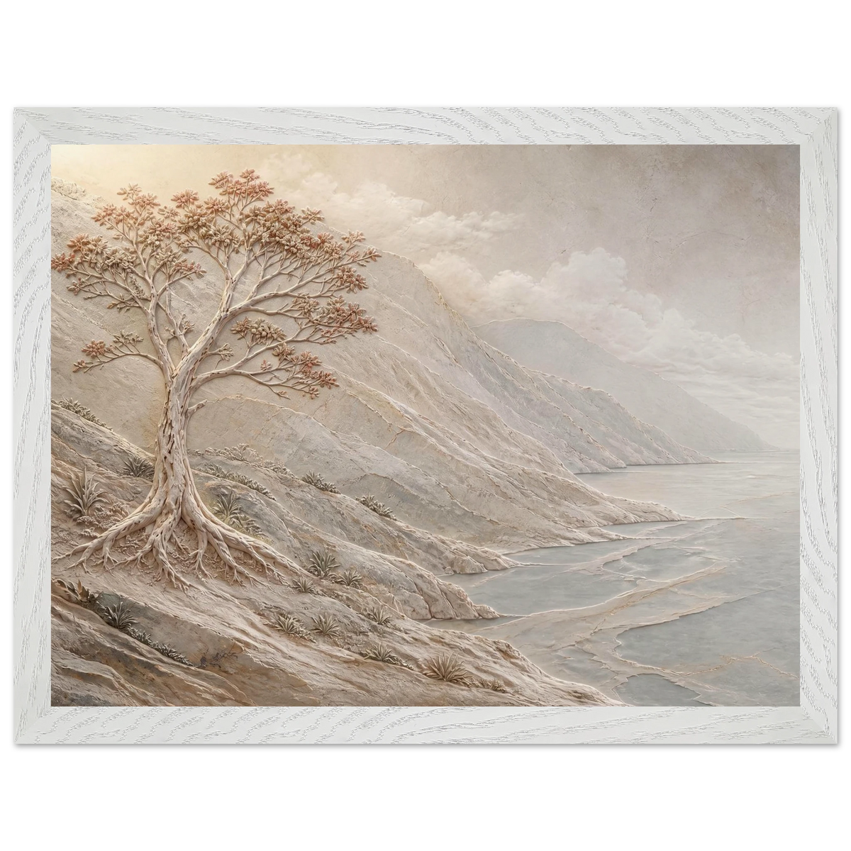 Coral Headland: sea and coastal landscape. Museum-quality framed fine art print.