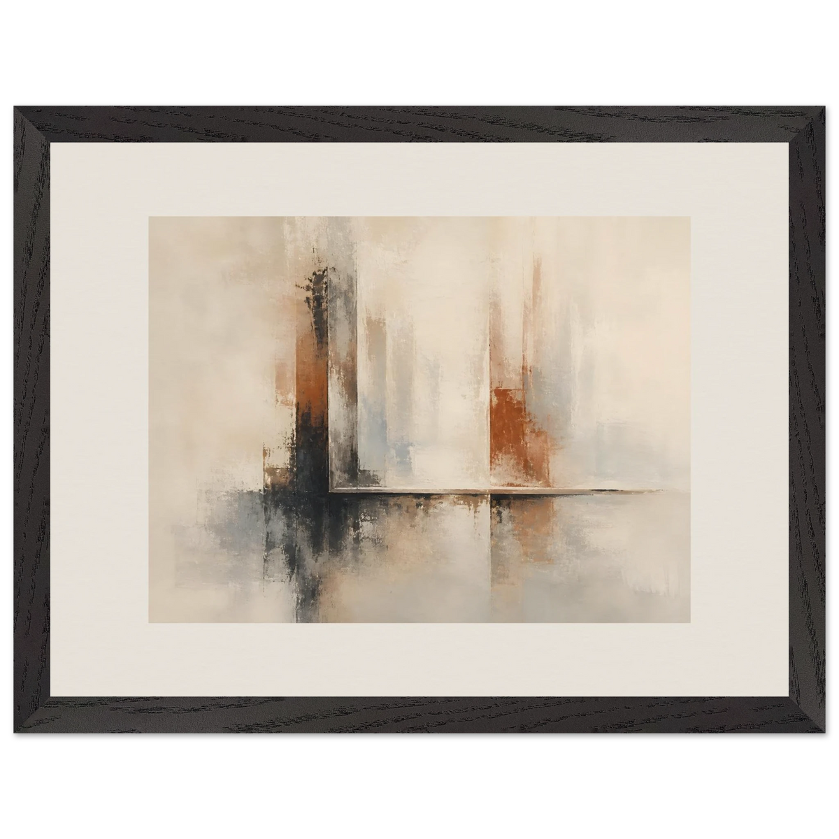 Mineral Threshold: architecture, geometry and rust. Framed fine art print by The Light Stays.