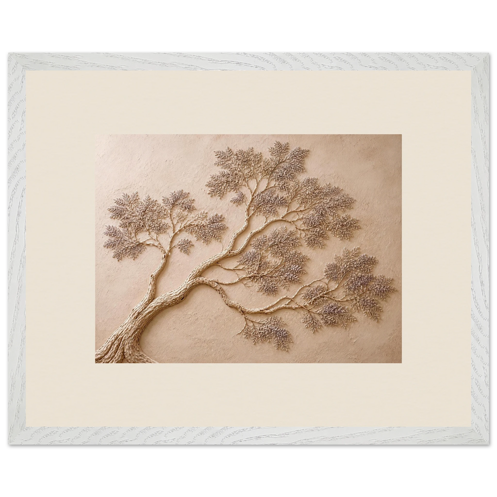 Lilac Reach: petra and flora. Museum-quality framed fine art print.