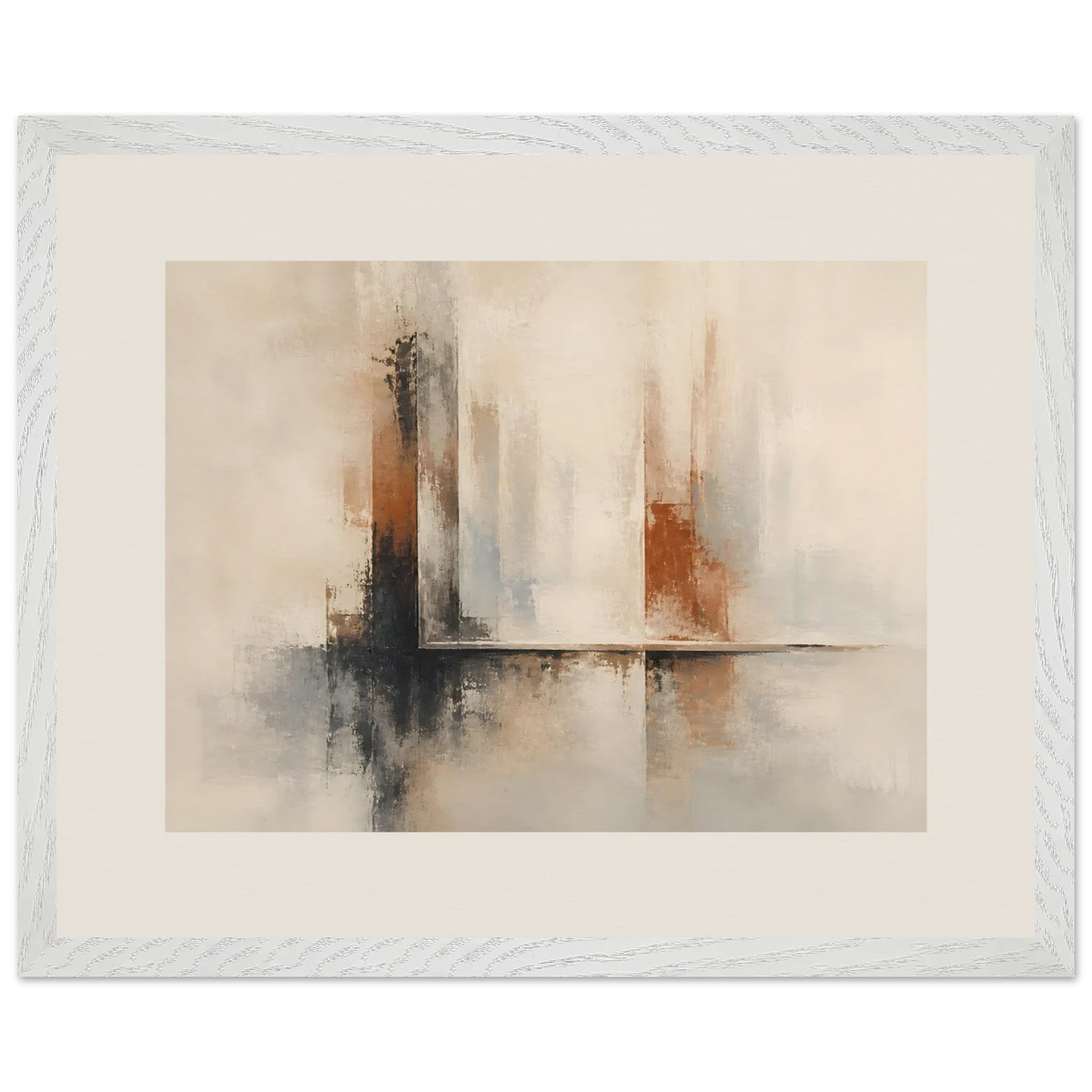 Mineral Threshold: architecture, geometry and rust. Framed fine art print by The Light Stays.