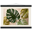 Four Greens: leaves, vivid green and impasto. Fine art poster by The Light Stays.