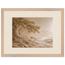 Sandstone Dawn: lumen and siena. Museum-quality framed fine art print.