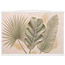 Three Leaves: botanical and nature. Fine art poster, alternate frame and size.