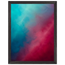 Wine Hour, gradient, dusk and deep color. Archival framed fine art print shown framed.