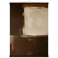 Terracotta Diptych, Panel II of II, two panels, terracotta and cream. Archival fine art poster shown framed.
