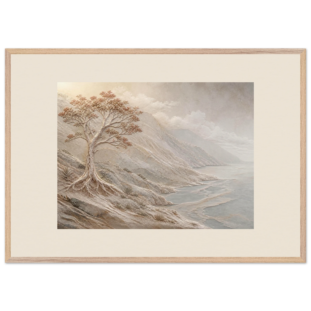 Coral Headland: sea and coastal landscape. Museum-quality framed fine art print.