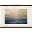Golden Sea Mist, sea and coastal landscape. Archival fine art poster shown framed.