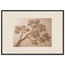 Lilac Reach: petra and flora. Framed fine art print, alternate frame and size.