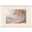 Cliffside Bloom: petra and flora. Museum-quality fine art poster.