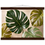 Four Greens: leaves, vivid green and impasto. Fine art poster by The Light Stays.
