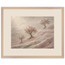 Blossom Terraces: flowers and botanical. Museum-quality framed fine art print.
