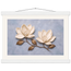 Bronze Magnolia: flowers and botanical. Fine art poster by The Light Stays.