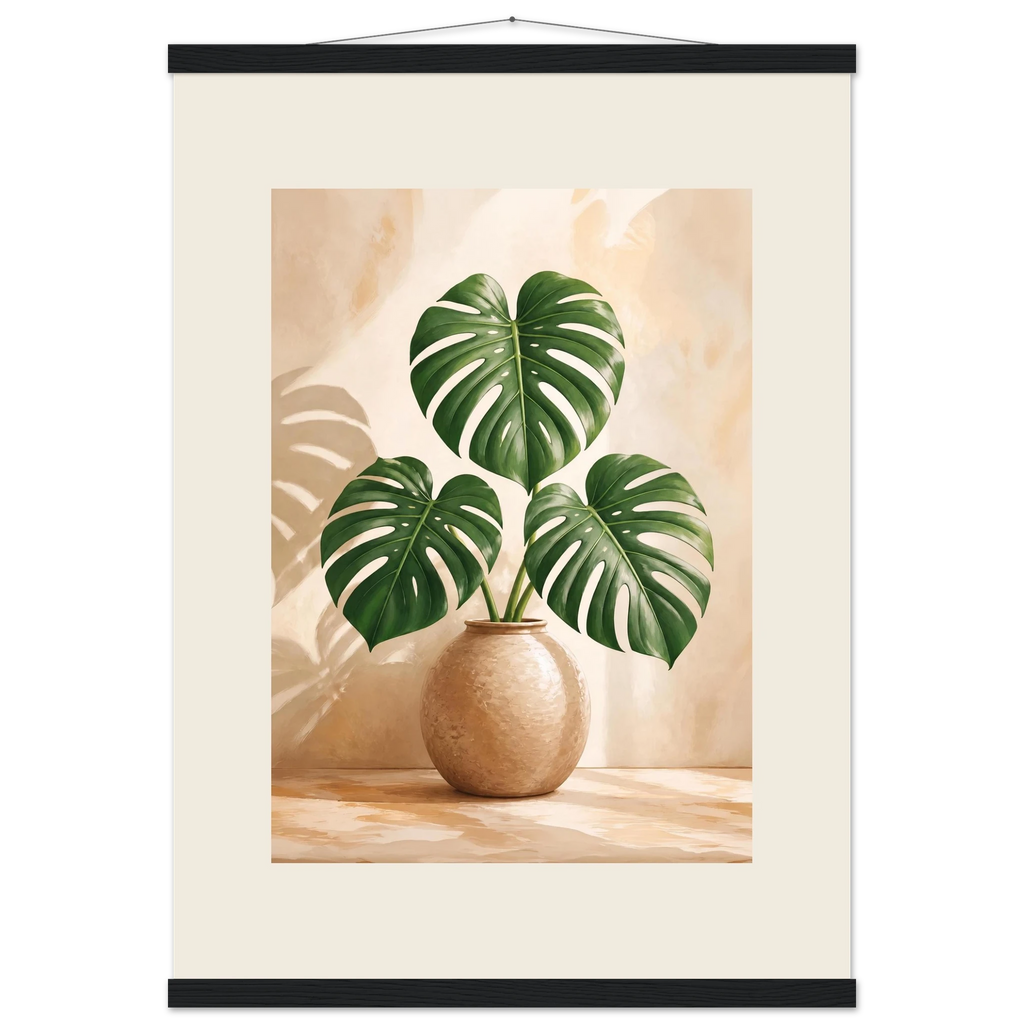 Vessel and Shadow, mediterranean and earth tones. Archival fine art poster shown framed.