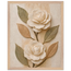 Carved Camellia, flowers and botanical. Archival framed fine art print shown framed.