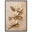 Magnolia Ascent: flowers and botanical. Museum-quality framed fine art print.