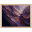 Violet Infinity, moon and night. Archival framed fine art print shown framed.
