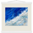 Cobalt Foam: abstract, cobalt and sea foam. Fine art poster by The Light Stays.
