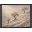 Blossom Terraces: flowers and botanical. Framed fine art print, alternate frame and size.