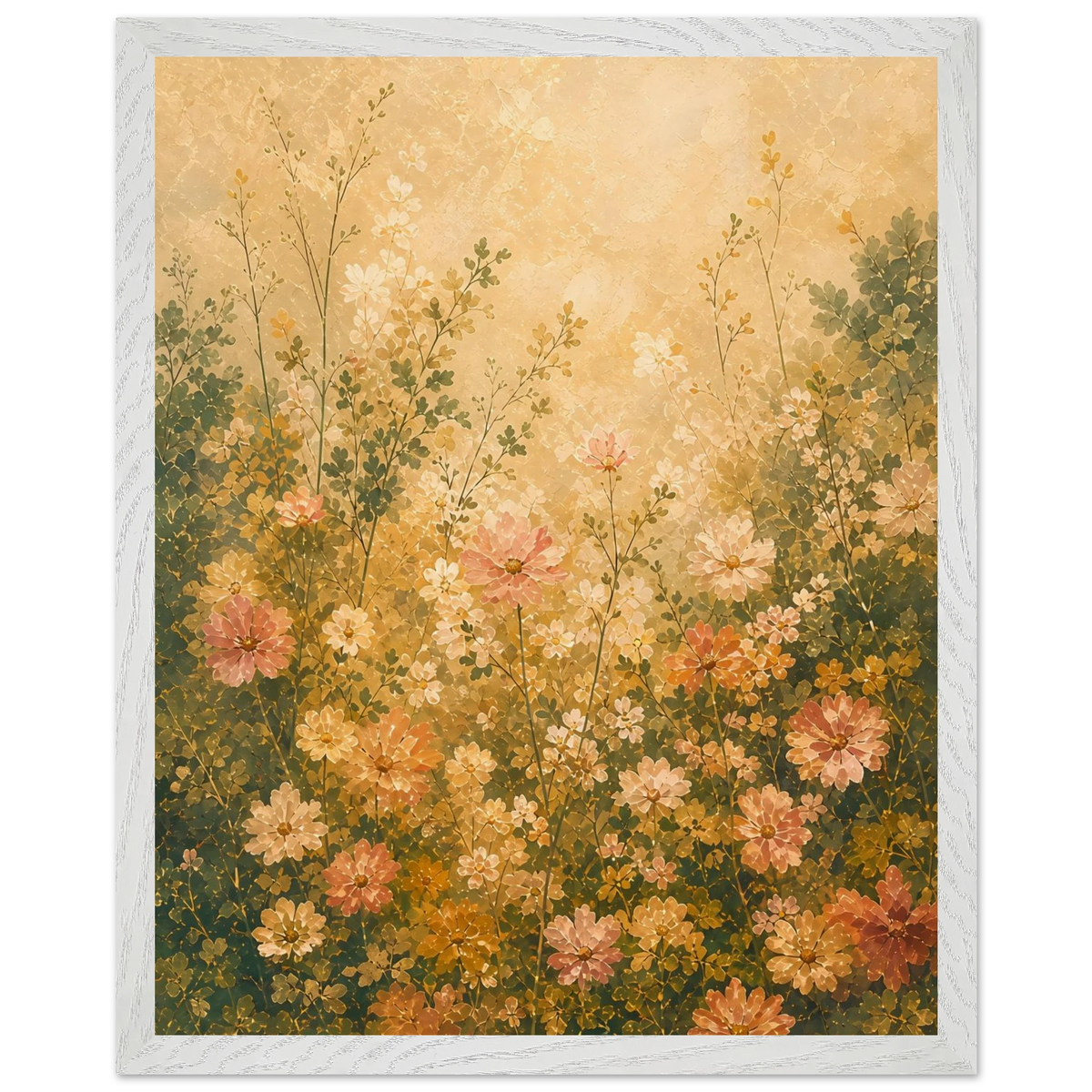 Petal Garden: flowers, botanical and abundance. Framed fine art print by The Light Stays.