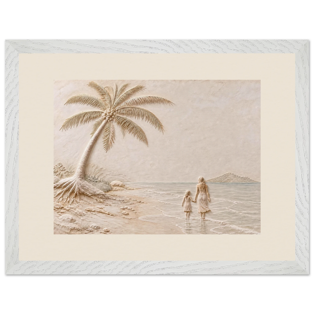 First Tide: sea and coastal landscape. Framed fine art print by The Light Stays.