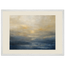 Golden Sea Mist, sea and coastal landscape. Archival framed fine art print shown framed.