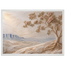 Cliffside Bloom: flowers and botanical. Museum-quality framed fine art print.