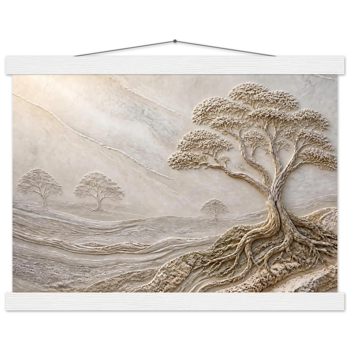 Old Growth: petra and herbarium. Fine art poster, alternate frame and size.