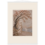 Spring Walk: impasto, lake and blossoming tree. Fine art poster, alternate frame and size.