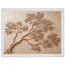 Lilac Reach: petra and flora. Framed fine art print, alternate frame and size.