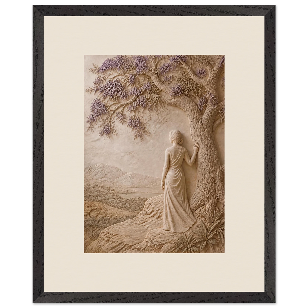 Old Friend, petra and herbarium. Archival framed fine art print shown framed.