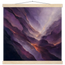 Violet Infinity: moon and night. Fine art poster by The Light Stays.