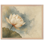 First Lotus Light: flowers and botanical. Museum-quality framed fine art print.