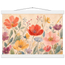 Floral Rhythm: flowers and botanical. Museum-quality fine art poster.