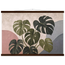 Monstera Sun, botanical and nature. Archival fine art poster shown framed.