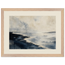 Tidal Ink: sea and coastal landscape. Framed fine art print, alternate frame and size.