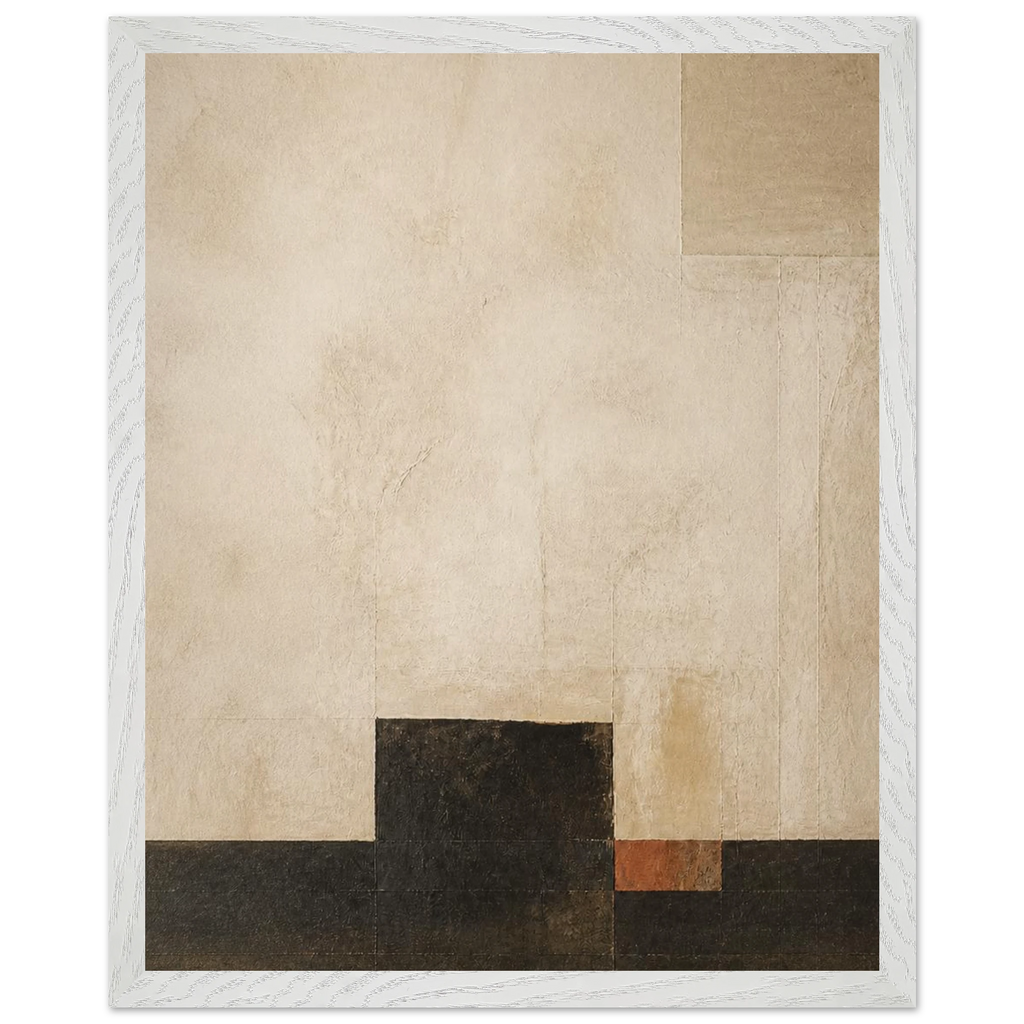 Magnolia Arc: flowers and botanical. Framed fine art print, alternate frame and size.