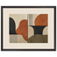 Compass and Clay: geometric abstract, clay and curves. Framed fine art print by The Light Stays.