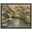 Papyrus Pond: lake, papyrus and serene greens. Framed fine art print by The Light Stays.