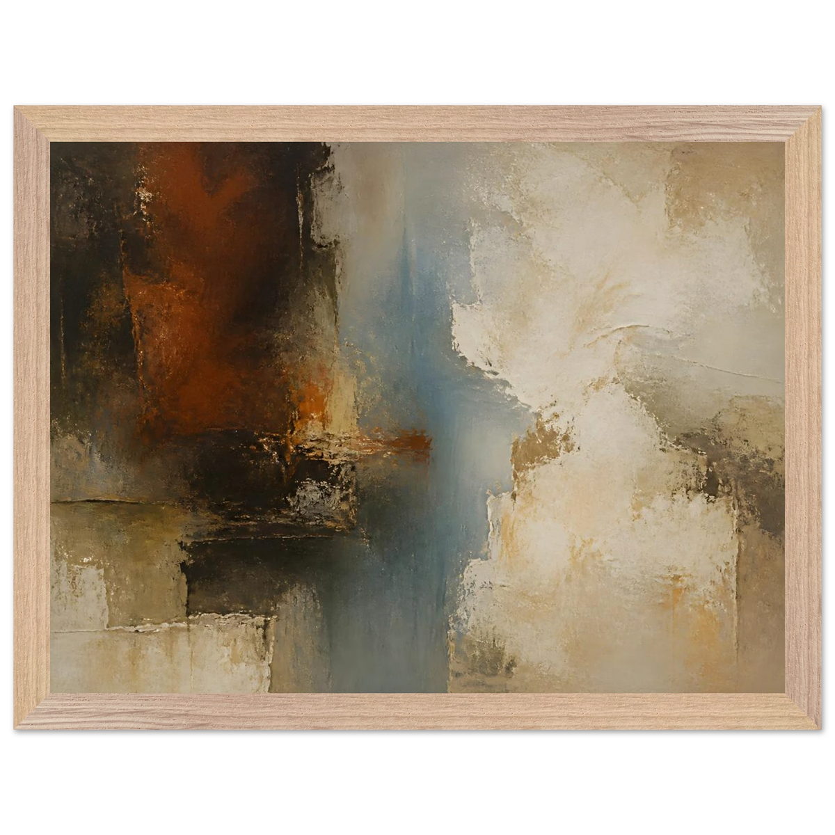 Golden Night: moon and night. Framed fine art print by The Light Stays.