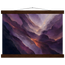 Violet Infinity: moon and night. Museum-quality fine art poster.