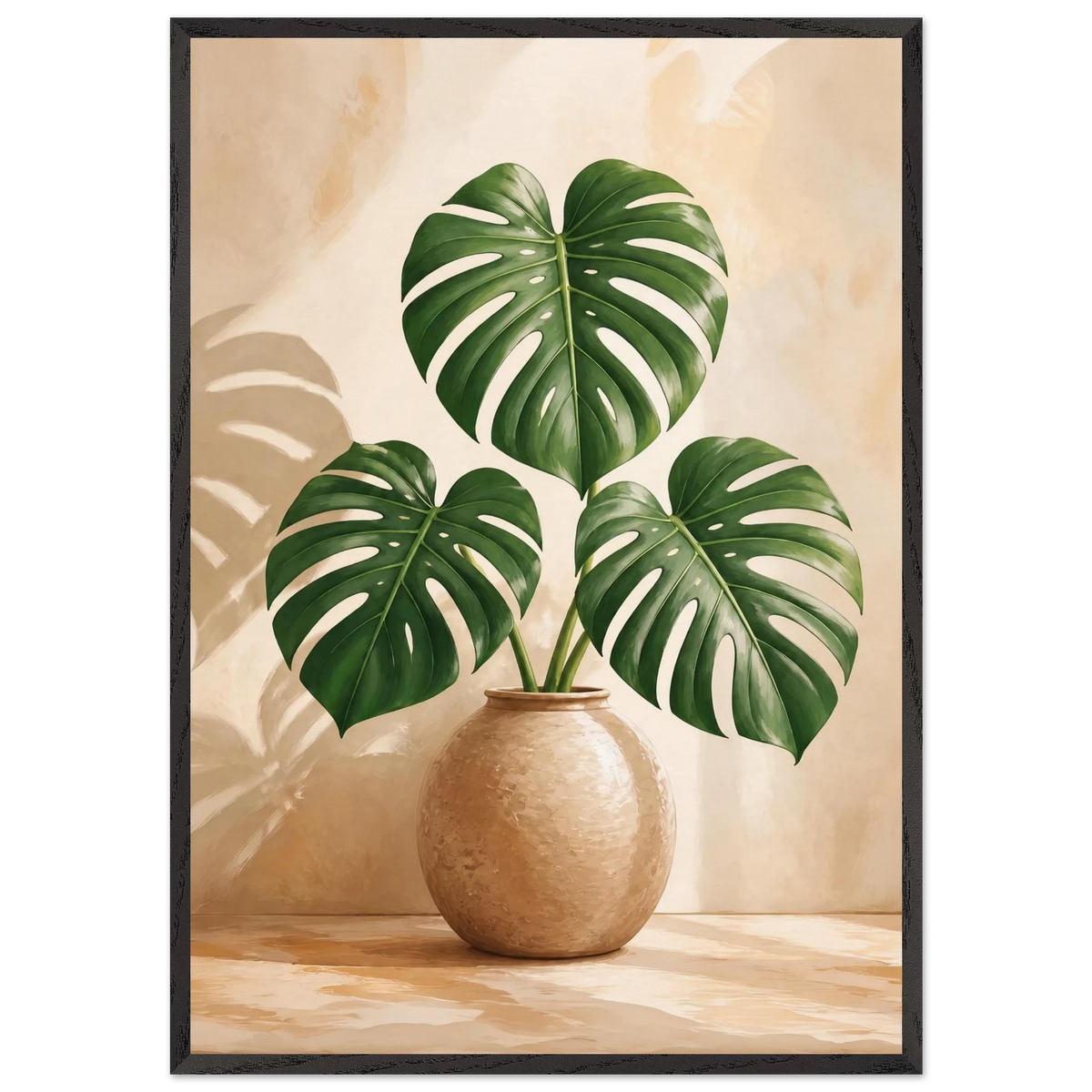 Vessel and Shadow, mediterranean and earth tones. Archival framed fine art print shown framed.