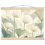 Ivory Lotus Screen: flowers and botanical. Fine art poster by The Light Stays.
