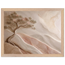 Stone Dawn: petra and siena. Framed fine art print, alternate frame and size.