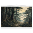 Cypress Passage: japanese art and japandi. Fine art poster by The Light Stays.