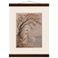 Spring Walk: impasto, lake and blossoming tree. Museum-quality fine art poster.