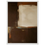Terracotta Diptych, Panel II of II, two panels, terracotta and cream. Archival framed fine art print shown framed.